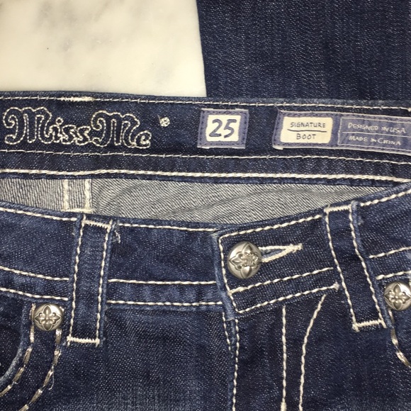 NWOT Miss Me bootcut jeans size 25 - Picture 3 of 4